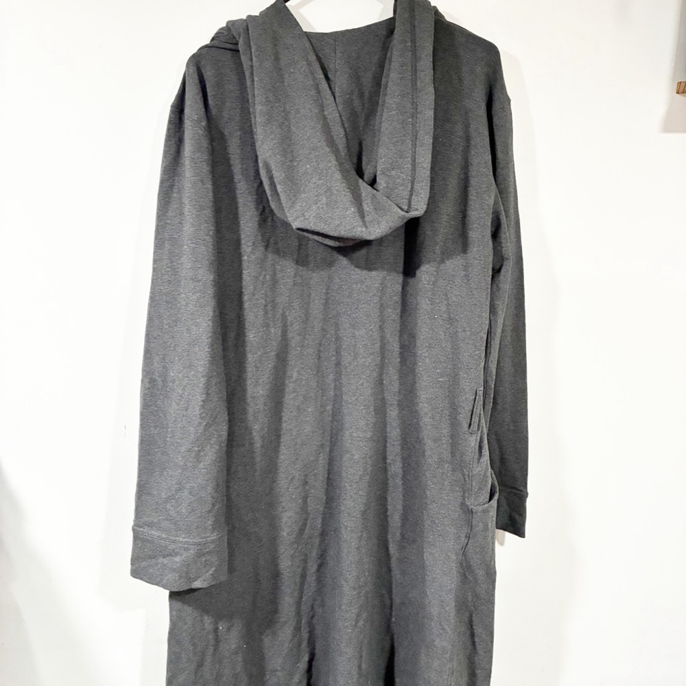 Savage x Fenty Dark Grey Long Hooded Bathrobe House Size Small - Picture 4 of 4